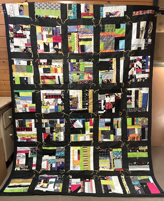 Scrappy String Quilt            