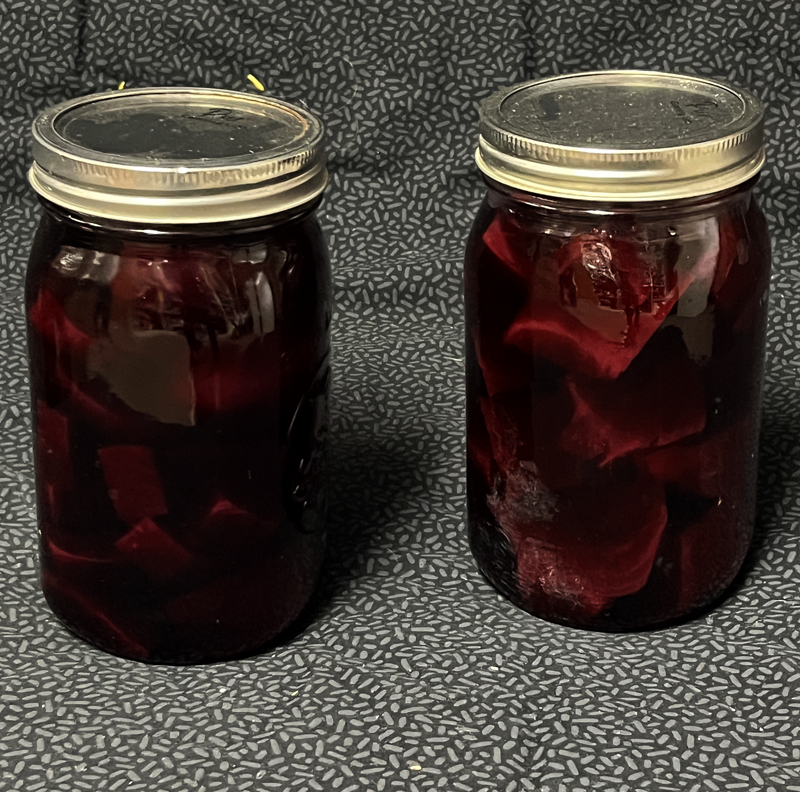 (2) quarts pickled Beets                  