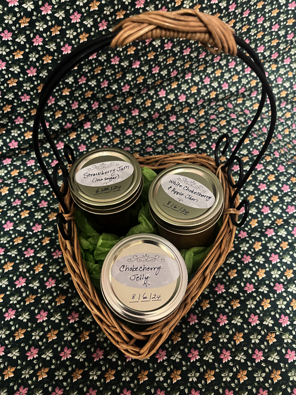 (3) 8oz jars Jam/Jelly (Strawberry, Chokecherry, etc)