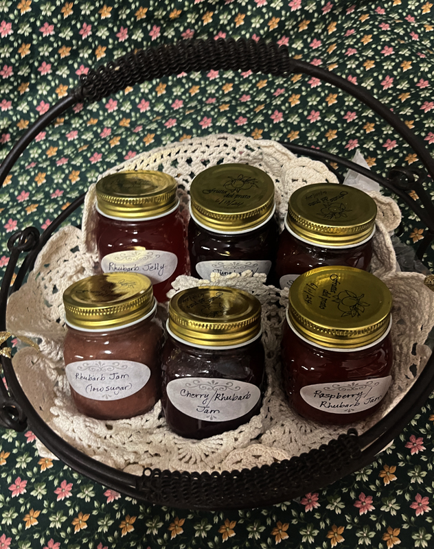 (6) 5oz. Jars Jam/Jelly (Rhubarb, Juneberry, Strawberry, etc)      