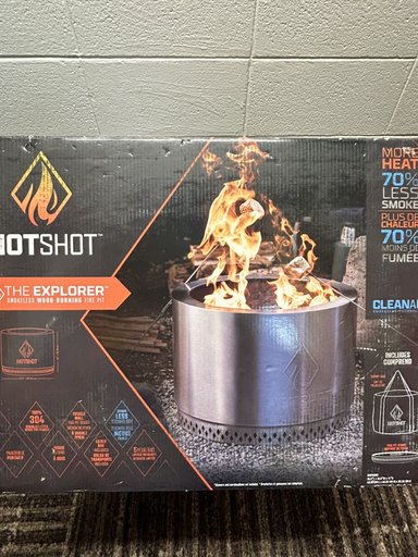 Hot shot smokeless wood burning fire pit