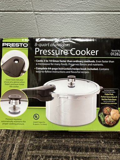 Pressure cooker 8 qt.      